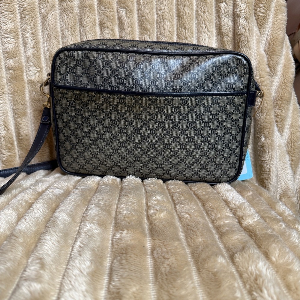 Celine NAVY and GRAY Crossbody Bag - Picture 2 of 13